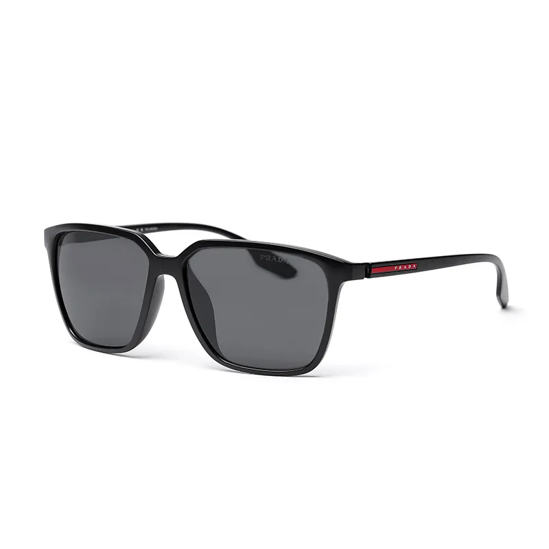 PRADA Plate Frame Square Sunglasses Men's