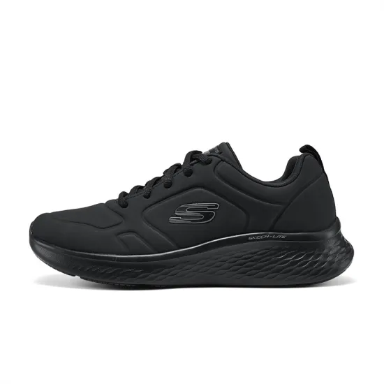 Skechers Cushioned Slip Resistant Low Top Casual Running Shoes Women's Black