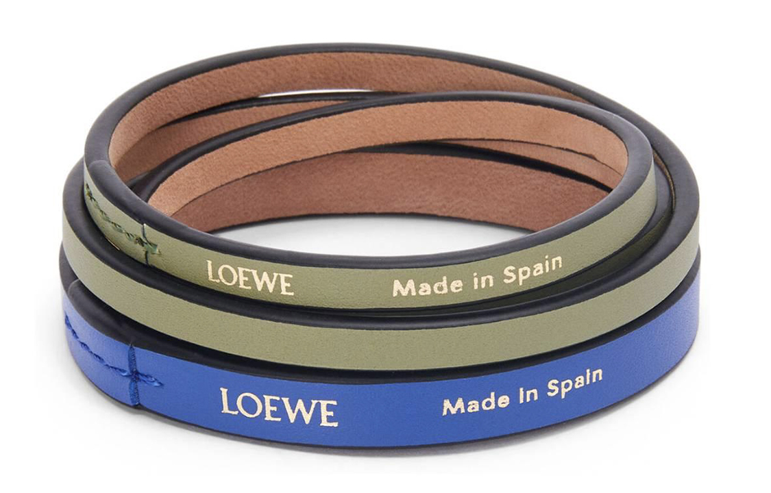 Женский браслет LOEWE J242240X423927 (зелено-синий)