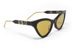 GUCCI Cat Eye Black Frame Butterfly Sunglasses Unisex