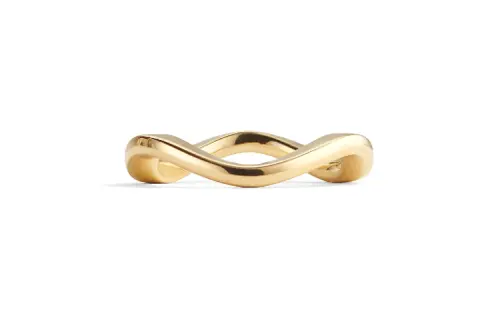 Bottega Veneta 925 Sterling Silver Rings Women's Gold