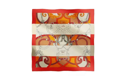 HERMES Cashmere, Silk Scarves Women's Red