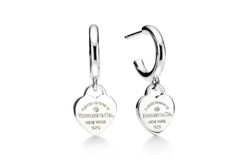TIFFANY & CO. Return To Tiffany Collection Earrings Women's Silver