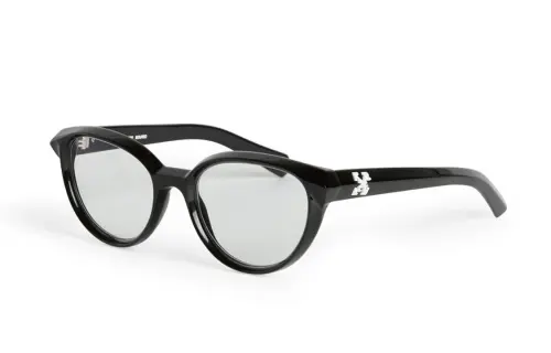 OFF WHITE Acetate Cat Eye Sunglasses Unisex Black