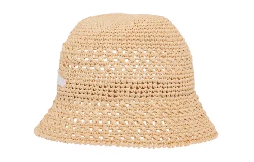 MIU MIU Straw Hat Women's Light Brown