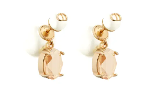DIOR Metal Earrings Women's Gold