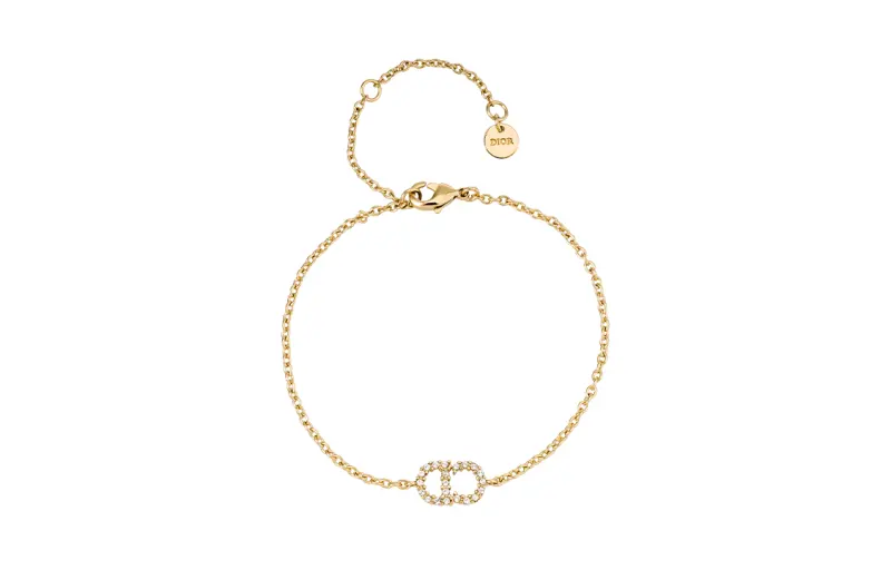 Dior logo-charm bracelet