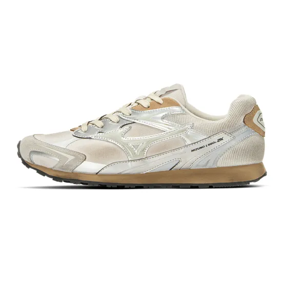 Mizuno LG 60S Casual Shoes Unisex Low-Top Light Gray