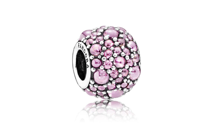 Женский шарм Pandora Droplet Charm (фиолетовый)