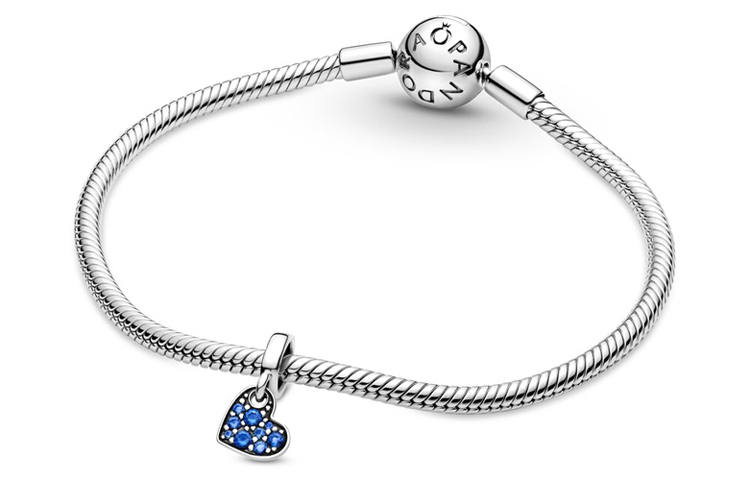 Подвеска Pandora (сине-серебристая) — фото 6