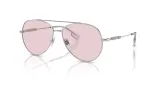 Burberry Metal Aviator Sunglasses Women's Silver