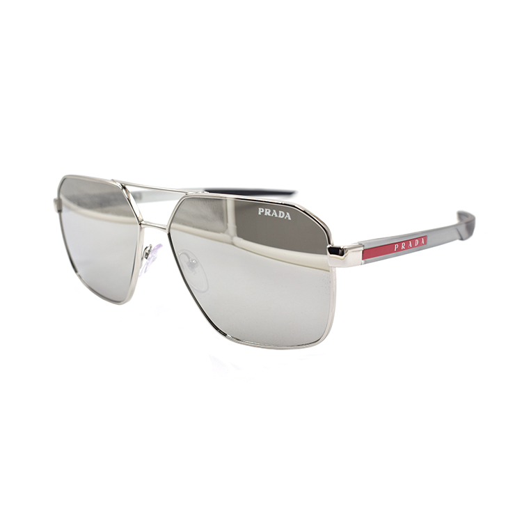 PRADA Linea Rossa Logo print Geometric Sunglasses