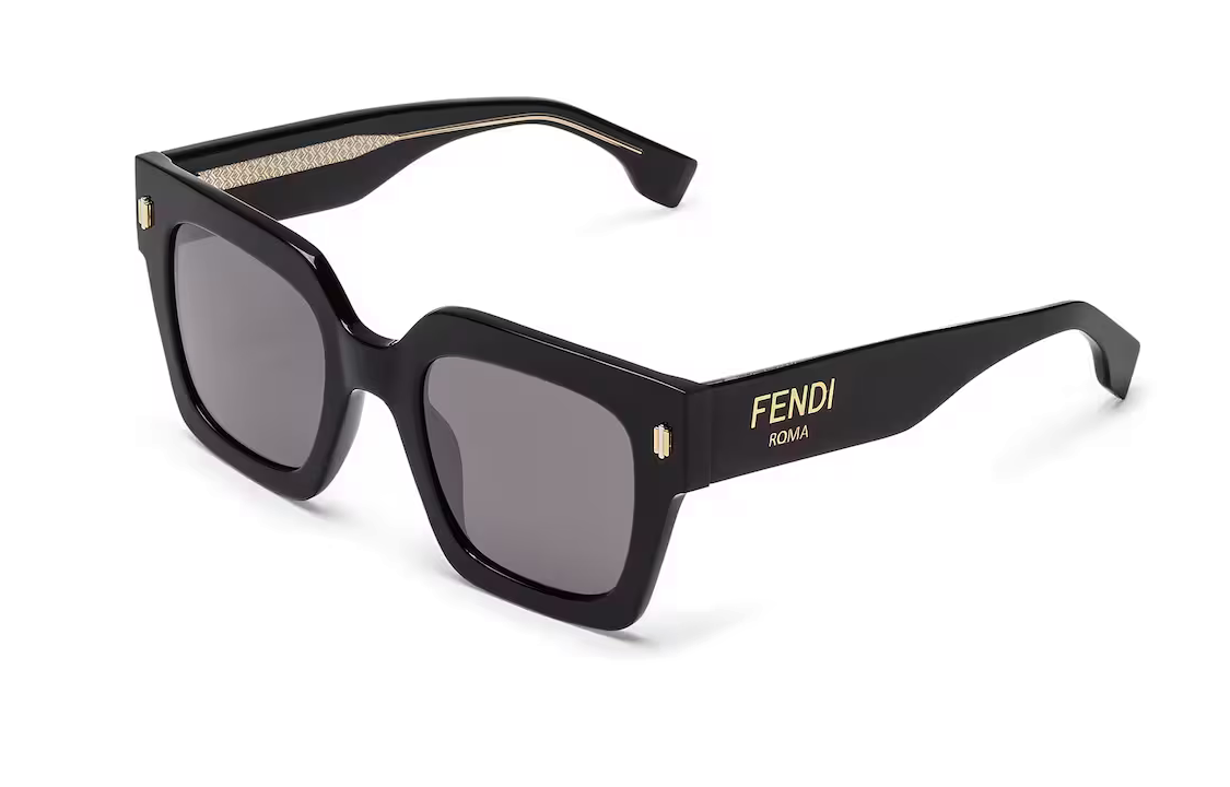 Женские очки Fendi Солнцезащитные (черные)