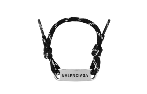 Balenciaga Logo Plaque Bracelet