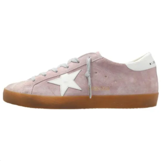 Golden Goose Super-Star Skateboard Shoes Women's Low-Top Pink