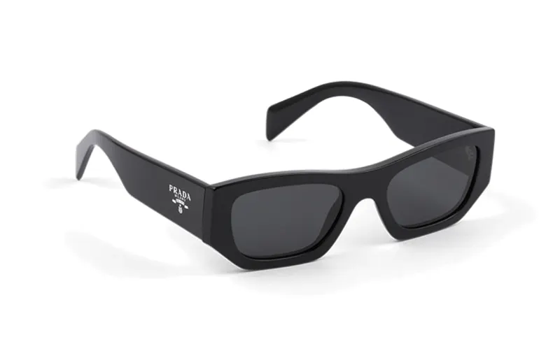 PRADA Eyewear Cat eye Logo engraved Sunglasses