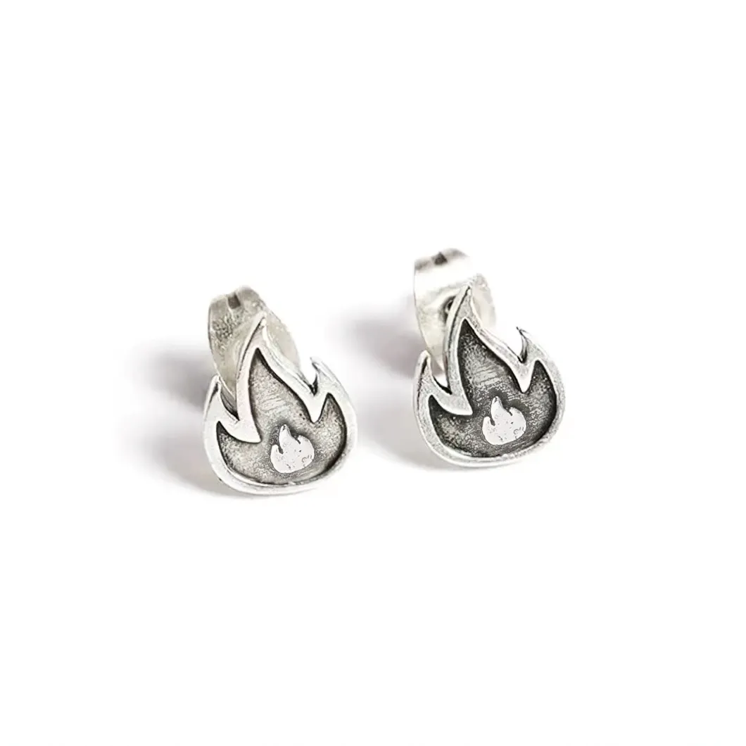 BLESSED BULLET Copper Stud Earrings Unisex