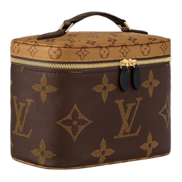 Косметичка Louis Vuitton Nice BB (коричнево-бежевая) — фото 2