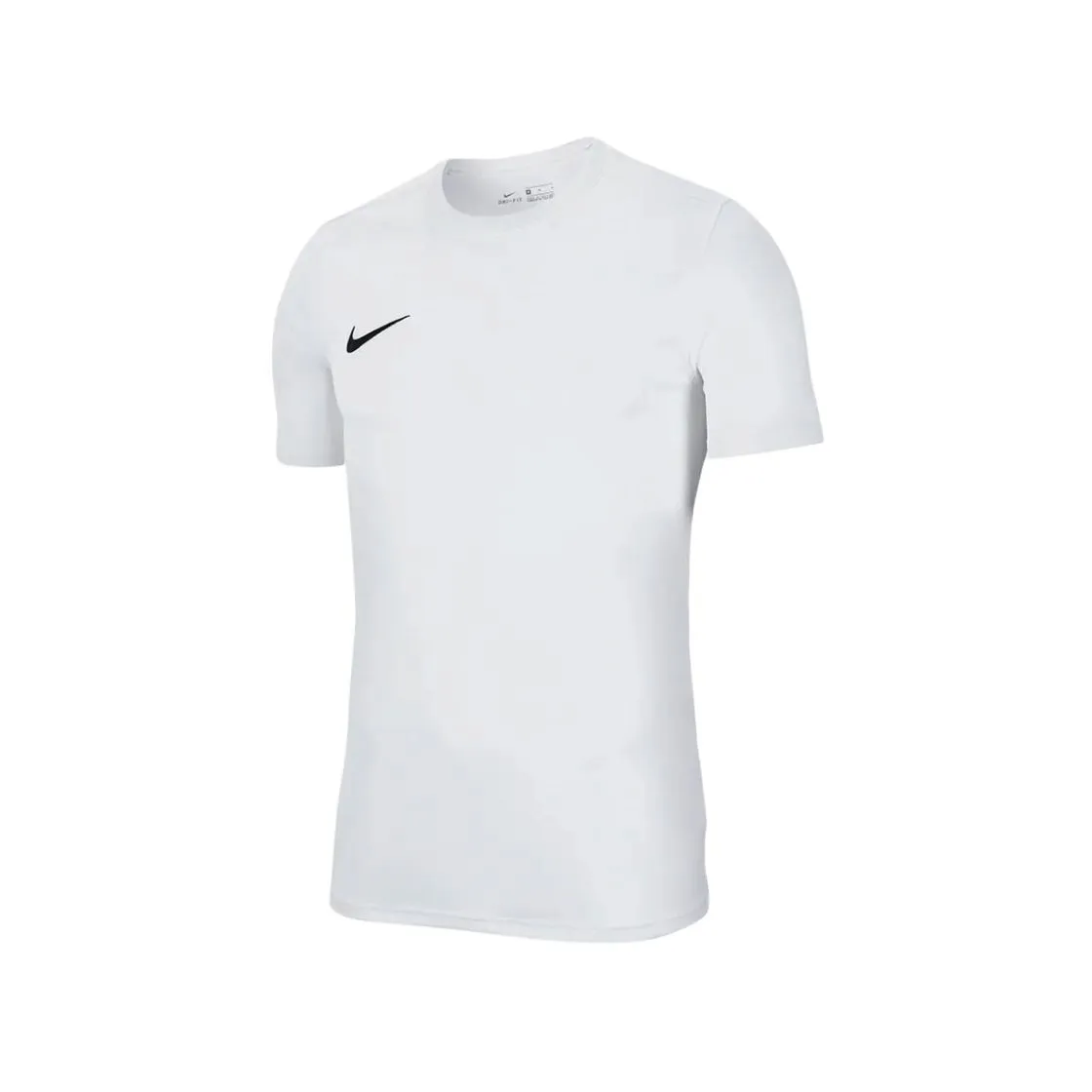 Nike T-Shirts Men's White Crew Neck Moderate Straight Fit