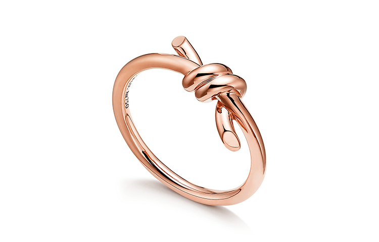 Женское кольцо TIFFANY GRP12003 (розово-золотое)