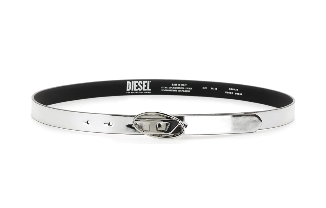 Diesel 1DR logo-buckle belt