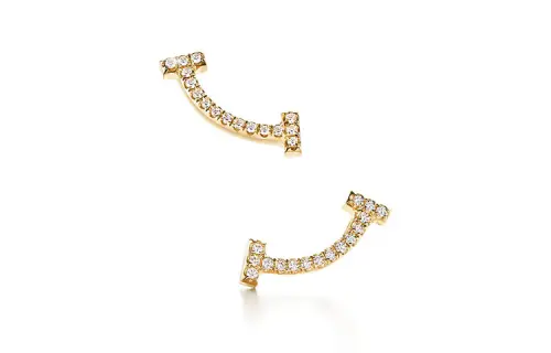 TIFFANY & CO. 18K Gold Stud Earrings Women's