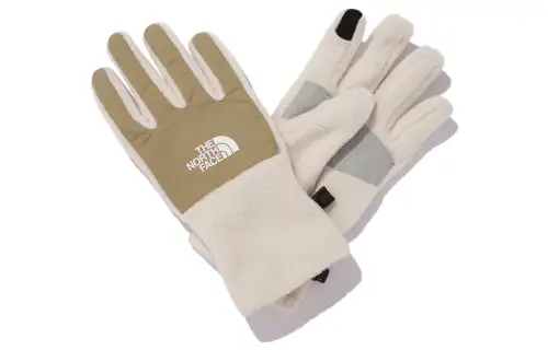 THE NORTH FACE Wool Gloves Unisex Brown/Ecru
