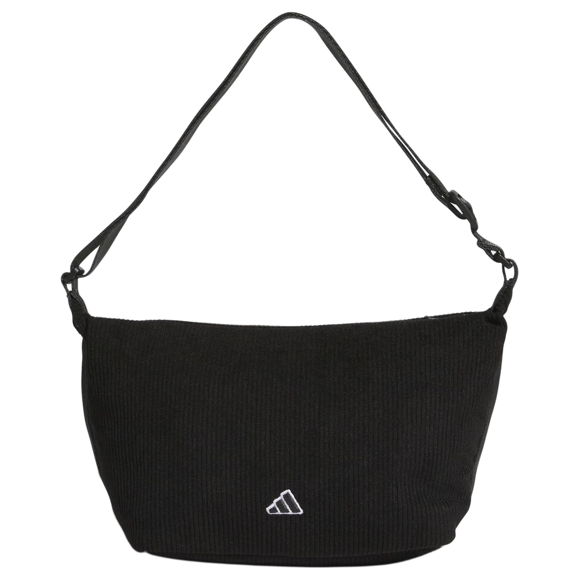 Женская сумка adidas Corduroy Crossbody (черная)