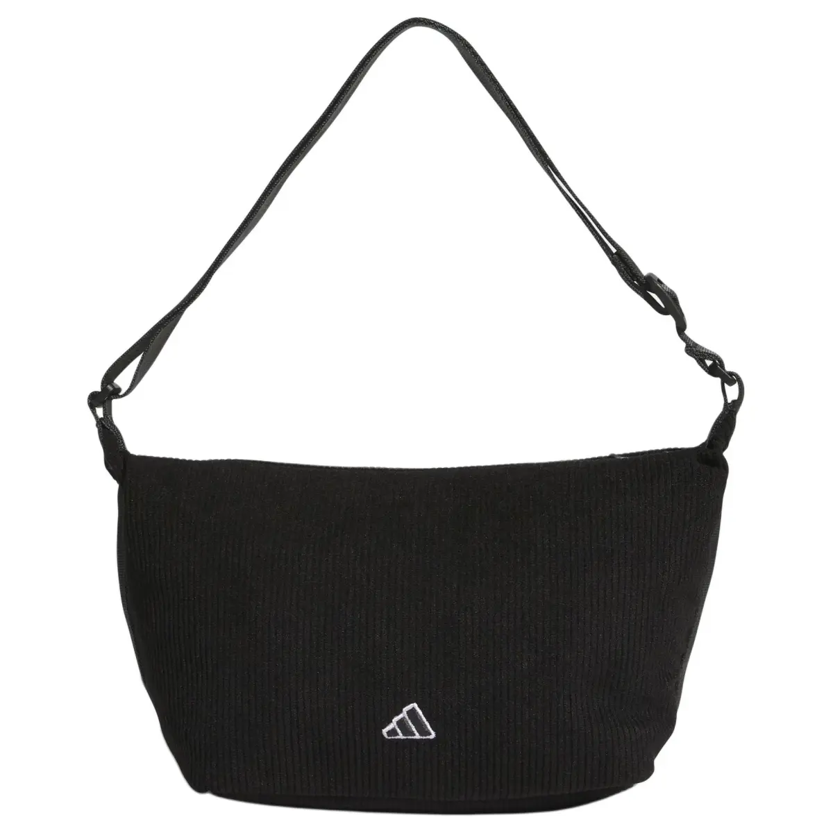 Adidas Corduroy Crossbody Bag, Shoulder Bag Regular Women's Black