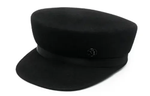 Maison Michel Logo plaque Felt Cap