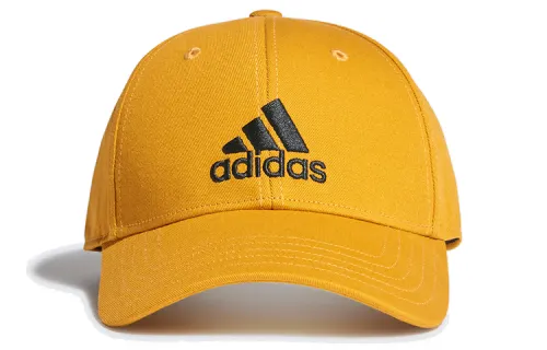 Adidas Cotton Baseball Caps Unisex Gold