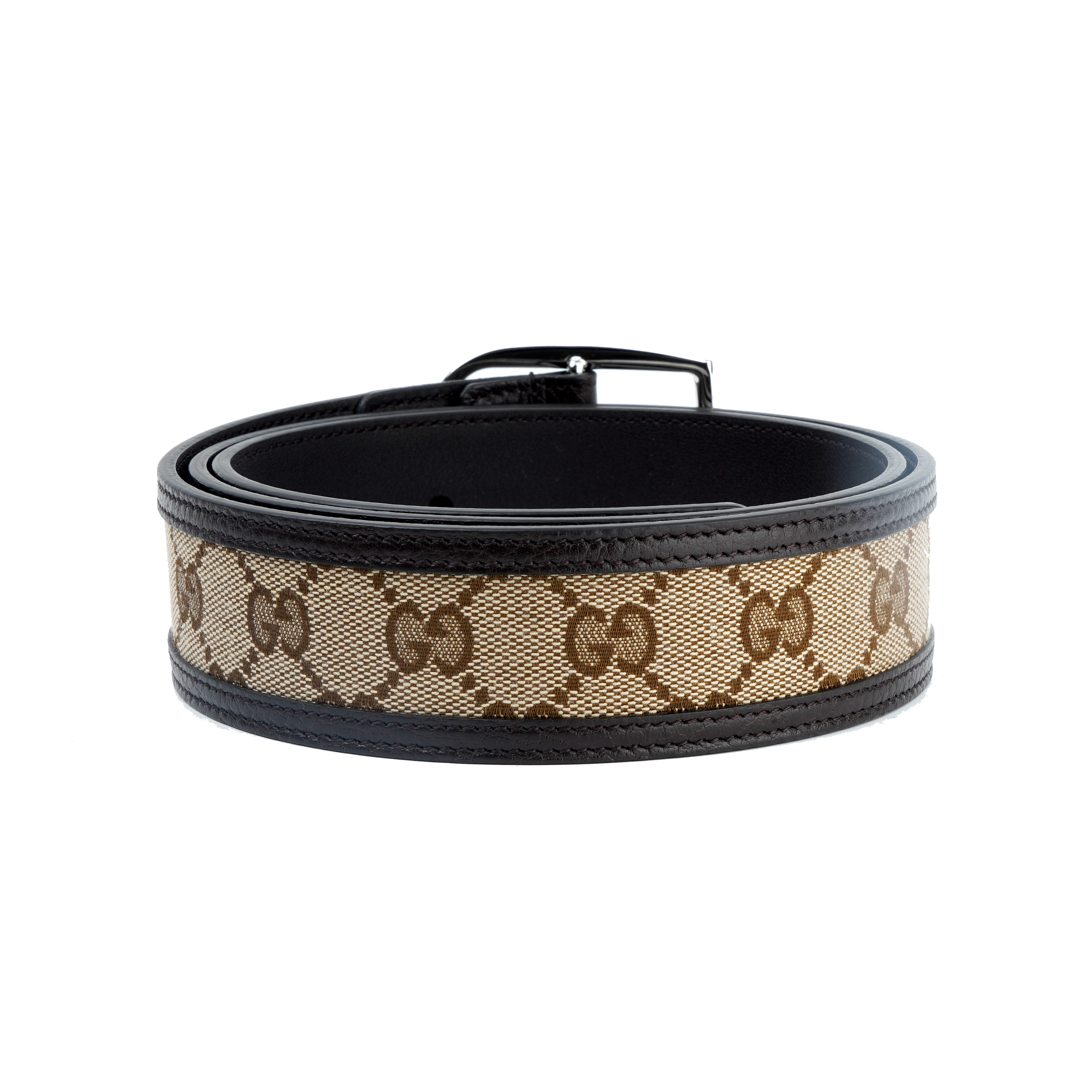 Мужской ремень Gucci (коричневый) — фото 2