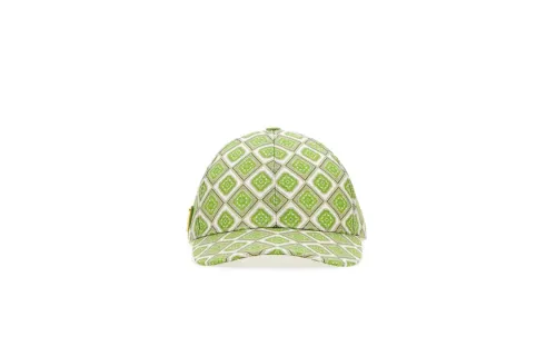PRADA Cotton Baseball Caps Women's Multicolor