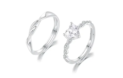 TEEX Sparkling Rhinestone Rings Unisex