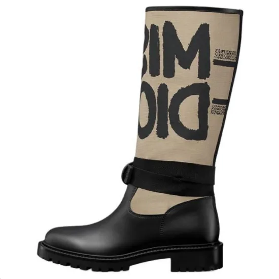 DIOR D-Major Ankle Boots Women's Brown