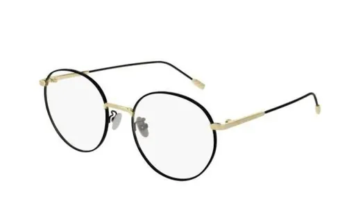 Bottega Veneta Metal Round Eyeglass Frames Women's Black