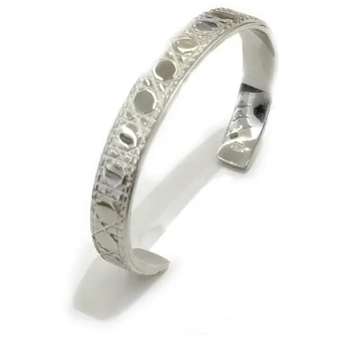DIOR Sterling Silver Bangles Men's Silver