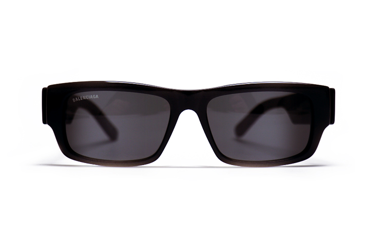 Очки Balenciaga Square Acetate Sunglasses (черные)