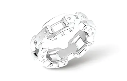 LOUIS VUITTON Silver Rings Unisex Silver