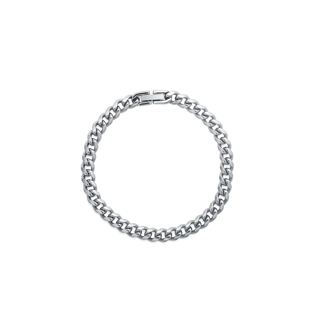 COLIMIDA Titanium Steel Bracelets Unisex Silver