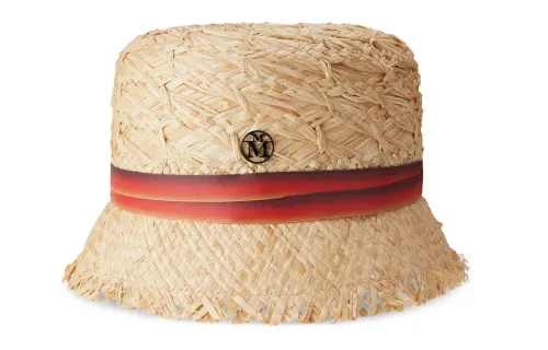 Maison Margiela Straw, Polyester Hats & Caps Women's Beige