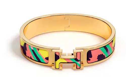HERMES Clic Bangles Women's Multicolor