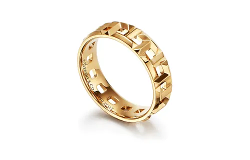 TIFFANY & CO. 18K Gold Rings Men's Gold