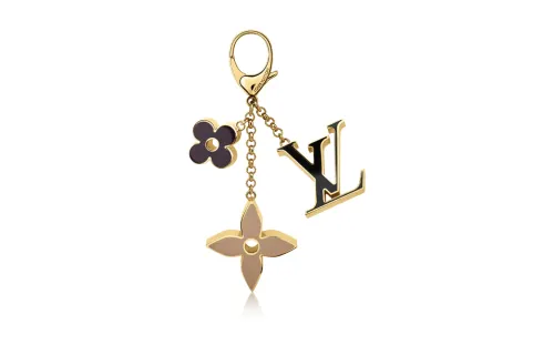 LOUIS VUITTON Bag Charm Fleur De Monogram Multicolor