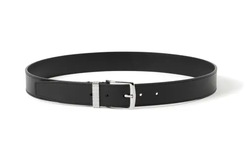 【Previous Season】engraved-logo leather belt