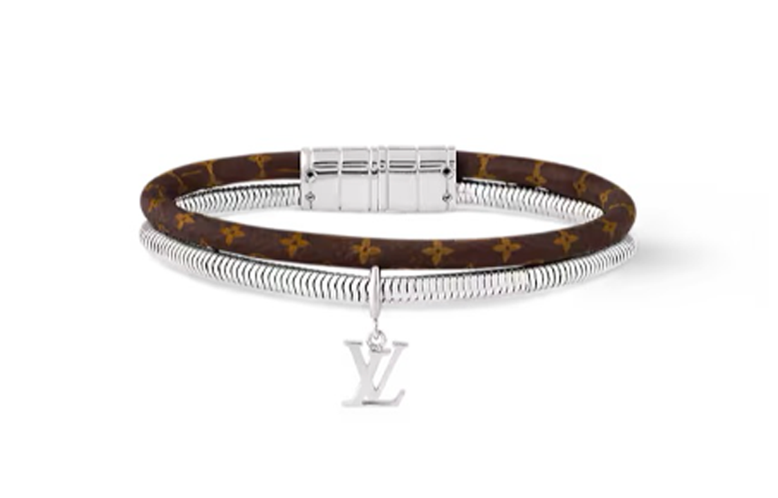 Браслет Louis Vuitton Monogram Swirl (коричневый)