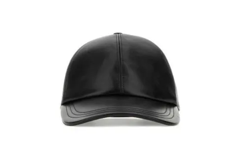 PRADA Nappa Leather Logo Baseball Cap
