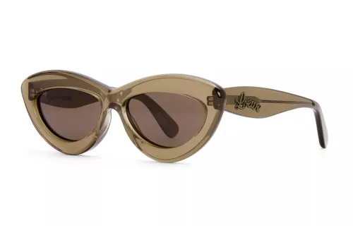 LOEWE Sunglasses Women's Brown Green