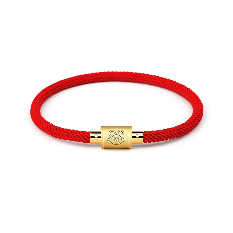SUSOOK Alloy Bracelets Unisex Red Gold