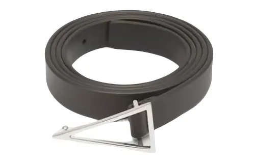 Bottega Veneta Cow Leather Belts Women's Brown Style 1.5cm